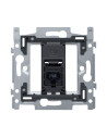 1 connexion RJ45 UTP Cat. 6, PoE++, modèle plat, fixation par vis
